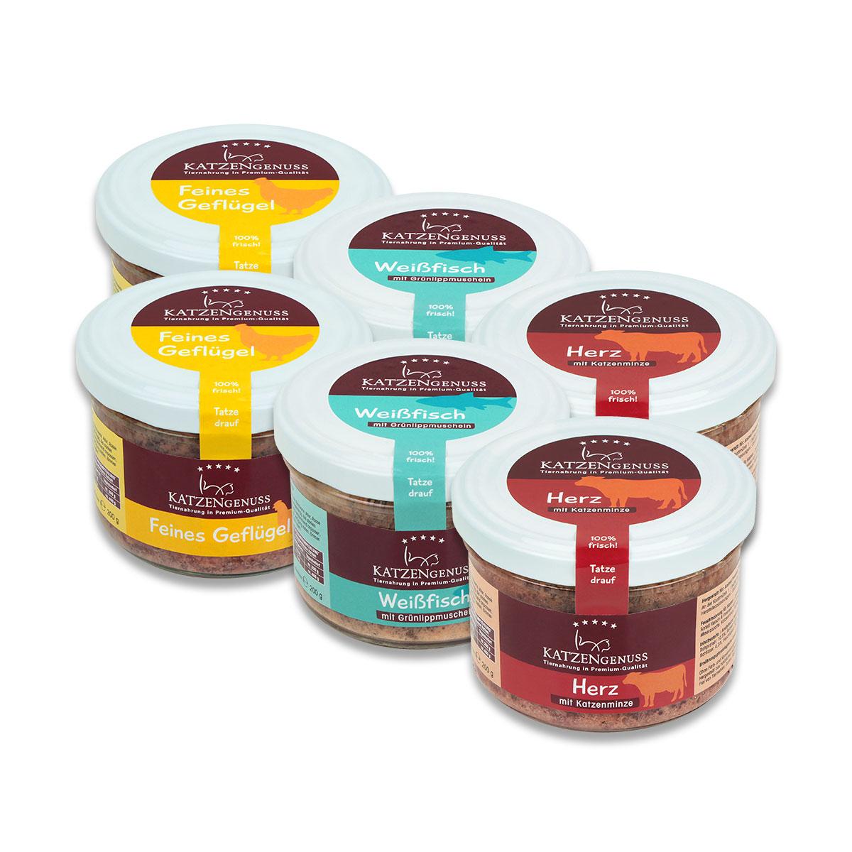 Katzenfutter im Glas