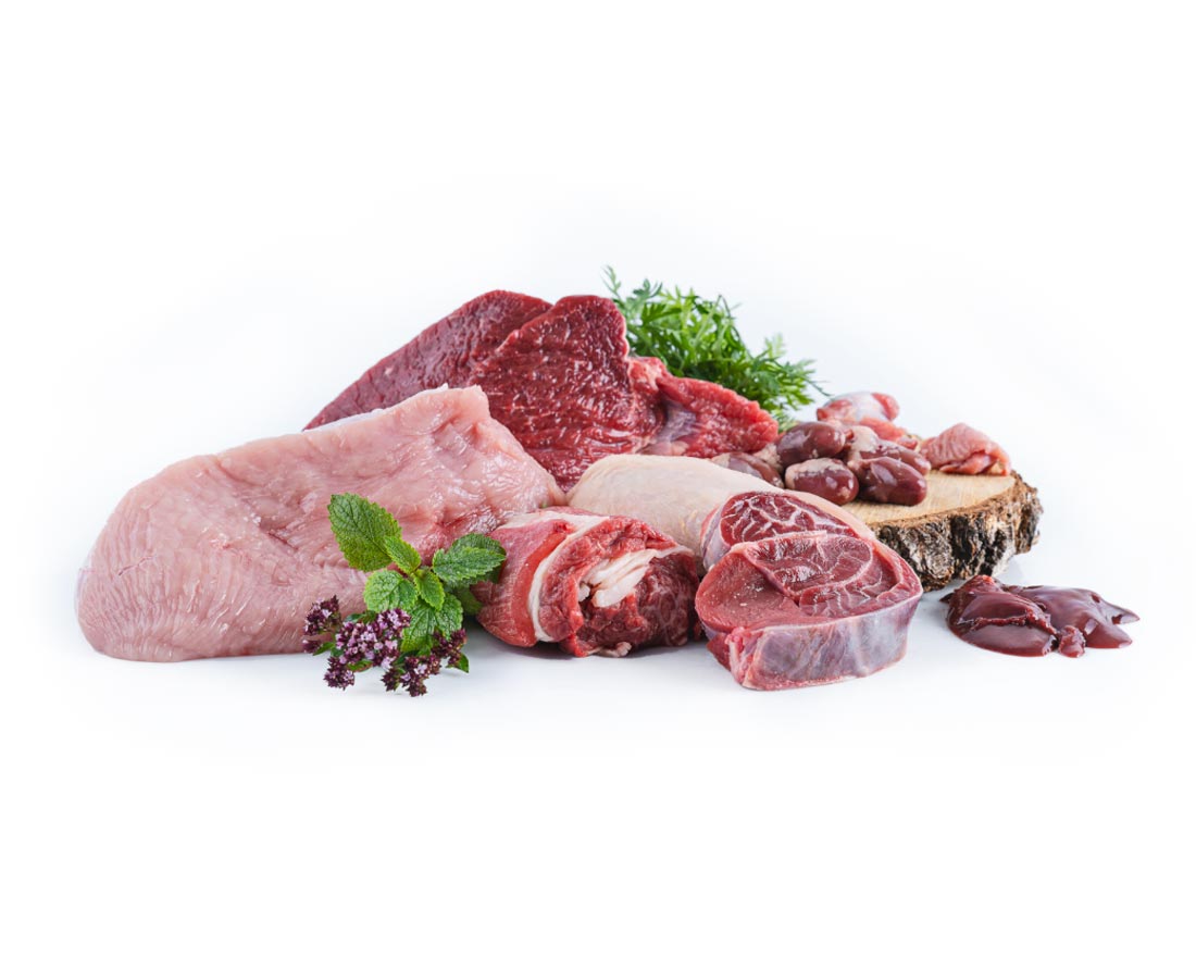 Rohzutaten, Fleisch, Innereien